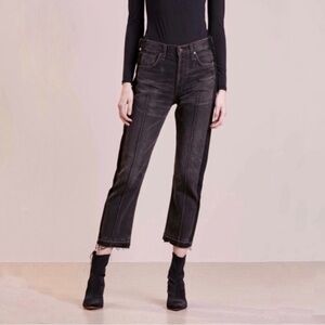 Citizens of Humanity Gia High Rise Ankle Straight Leg Tuxedo Panic